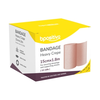 bpositive Bandage Heavy Crepe 15cm x 1.8m