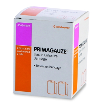 Primagauze Cohesive Bandage 2.5cm x 2m Unstretched