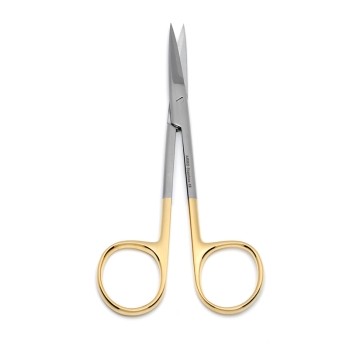 Iris Scissors Curved 11cm TC Klini