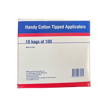 Handy Cotton Tips 15cm Single Ended Pkt/4  Non-Sterile