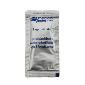 Lubricating L-Gel 3g sterile sachets