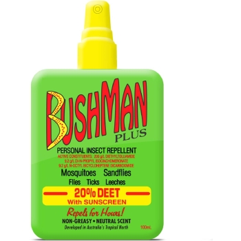 Bushman Plus UV Insect 100ml Pump Spray