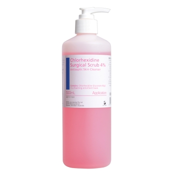 Chlorhexidine 4% surgical scrub 500ml