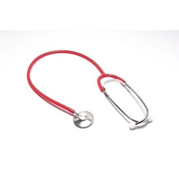 ABN Single Head Nurses Stethoscope Red