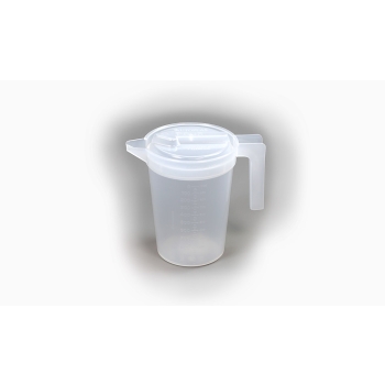 Jug 1L Graduated Natural Opaque Autoplas