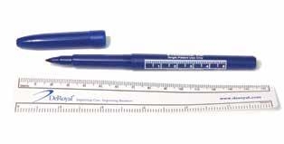 Skin Marking Pens Standard with Ruler