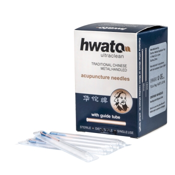 Hwato Acupuncture Needles with Guide Tube - 0.25 x 30mm