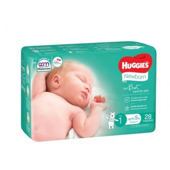 Huggies Ultimate Nappies Unisex Newborn Size 1 5kg