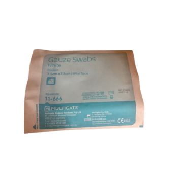 Multigate Gauze Squares 7.5 x 7.5cm Pack of 5 Sterile