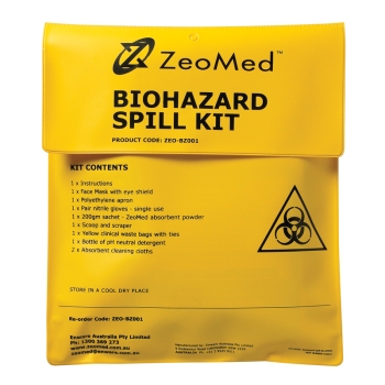 Biohazard spill kit