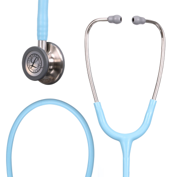 3M Littmann 5912 Classic III Stethoscope; Satin-finish with Marine Blue Tubing And Stainless Steel Chestpiece
