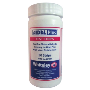 Glutaraldehyde aidal plus test strips