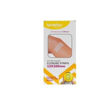 bpositive Wound Closure Strips 12 x 100mm