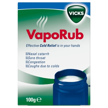 Vicks vapour rub 100gr jar