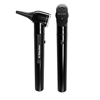 Riester Diagnostic Set E-scope 2.7V Otoscope/Ophthalmoscope Black