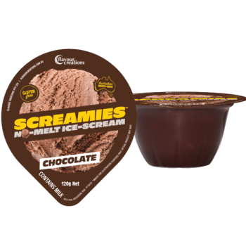 Flavour Creations Screamies No Melt Ice Cream Chocolate 120g 12