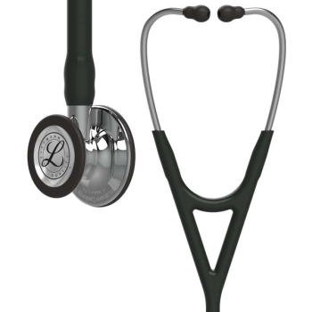 3M Littmann 6177 Cardiology IV Stethoscope - High-Polish Mirror Chestpiece; Black Tube; Mirror Stem; Mirror Headset