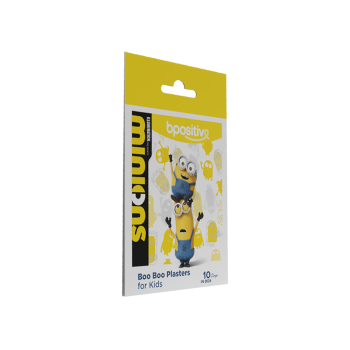 bpositive Boo Boo Minion Strips for Kids (BX10)