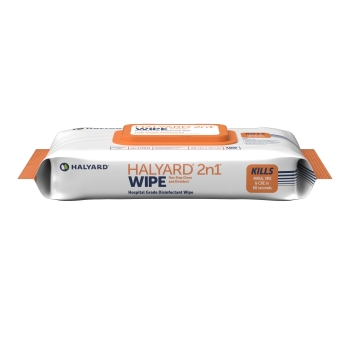Halyard 2n1 Wipes Soft Pack 100