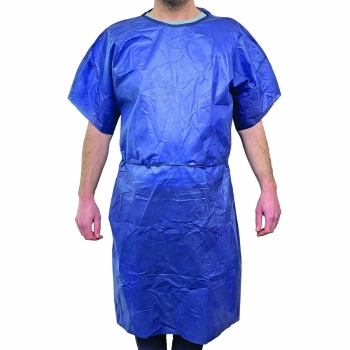 Disposable Economy Patient Gown Medium Dark Blue