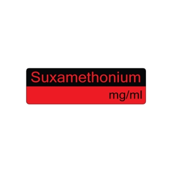 Labels suxamethonium