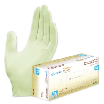 COATS Latex Exam Gloves X-Large - Powder Free