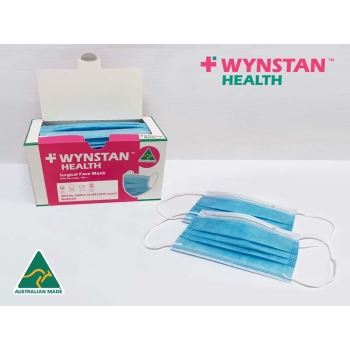 Wynstan Health Face Mask 4 Layer Level 2 with Ear Loops Australian Made