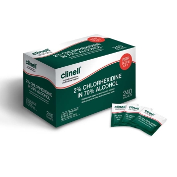 Clinell 2% Chlorhexidine Alcoholic Wipes