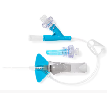 BD Nexiva Closed IV Cannula System Dual Port with Q-Syte 22G x 1in