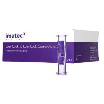 Connectors Luer Lock to Luer Lock Purple