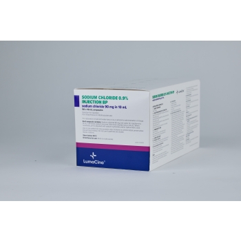 Sodium Chloride 0.9% for Injection 10ml x 50 Lumacina