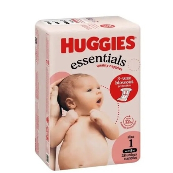 Huggies Nappies Ultimate Newborn Convenience Up To 5kg Unisex
