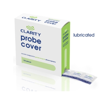 Clarity Ultrasound Probe Cover Latex Lubricated