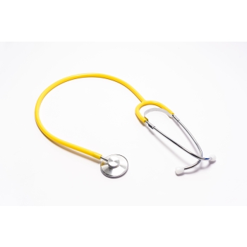ABN Single Head Nurses Stethoscope Yellow