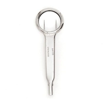 Magnifier with Tweezers Straight 10cm