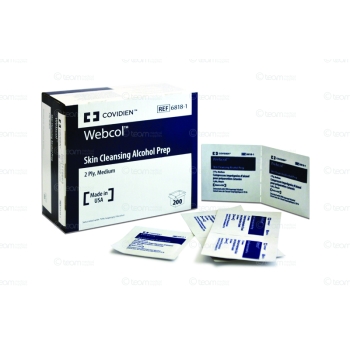 Webcol Alcohol Swabs 2-Ply