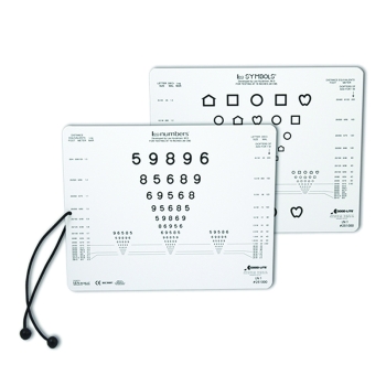 Eye Chart Lea Symbol & Number Double Sided