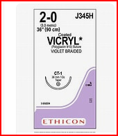 Coated Vicryl 2-0 36Mm Ct-1 90Cm Violet