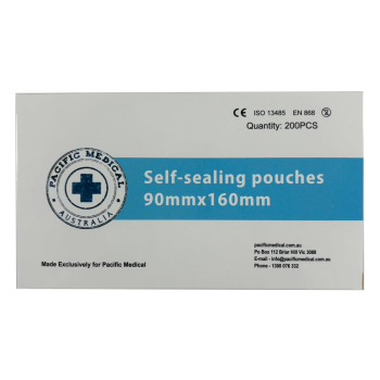 Autoclave Pouch 90 x 160mm Self Seal Pacific