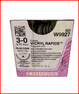 Vicryl Rapide 3-0 22mm PC-22 45cm