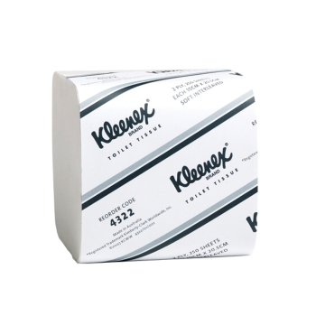 Toilet Tissues Kleenex Interleaved Soft 2ply 20.5 x 10cm