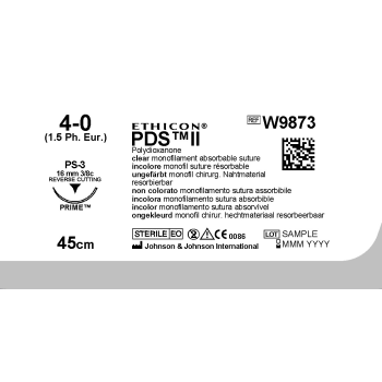PDS II 4-0 16mm PS-3 45cm Undyed