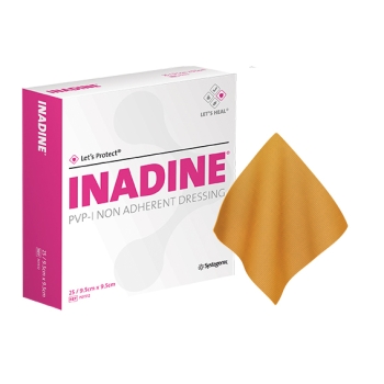 INADINE PVP-I Non-Adherent Dressing 9.5 x 9.5cm