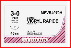 VICRYL RAPIDE 3-0 19MM PS-2 45CM