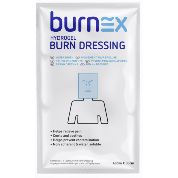 Burnex Hydrogel Face Dressing 30cm x 40cm