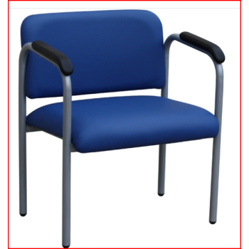 Bariatric XL Treacle Chair with Arms Blue