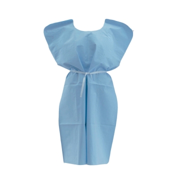X-ray Gowns Blue with Tie