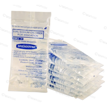 Sodium Chloride 0.9% Sachets 30ml Box/75