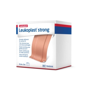 Leukoplast Strong Adherent Dressing 8cm x 5m Tan