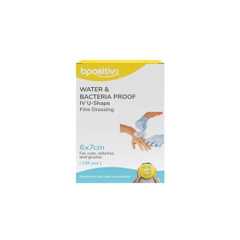 bpositive IV U-Shape Film Dressing 6 x 7cm